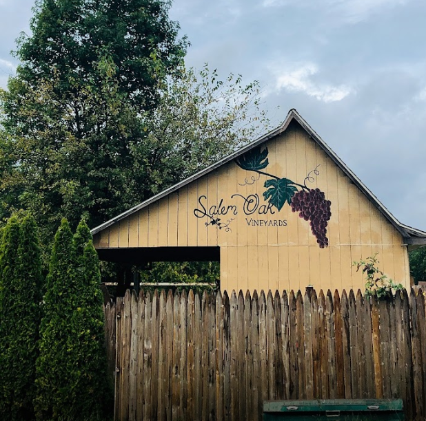 Exterior of the Salem Oaks Vineyards